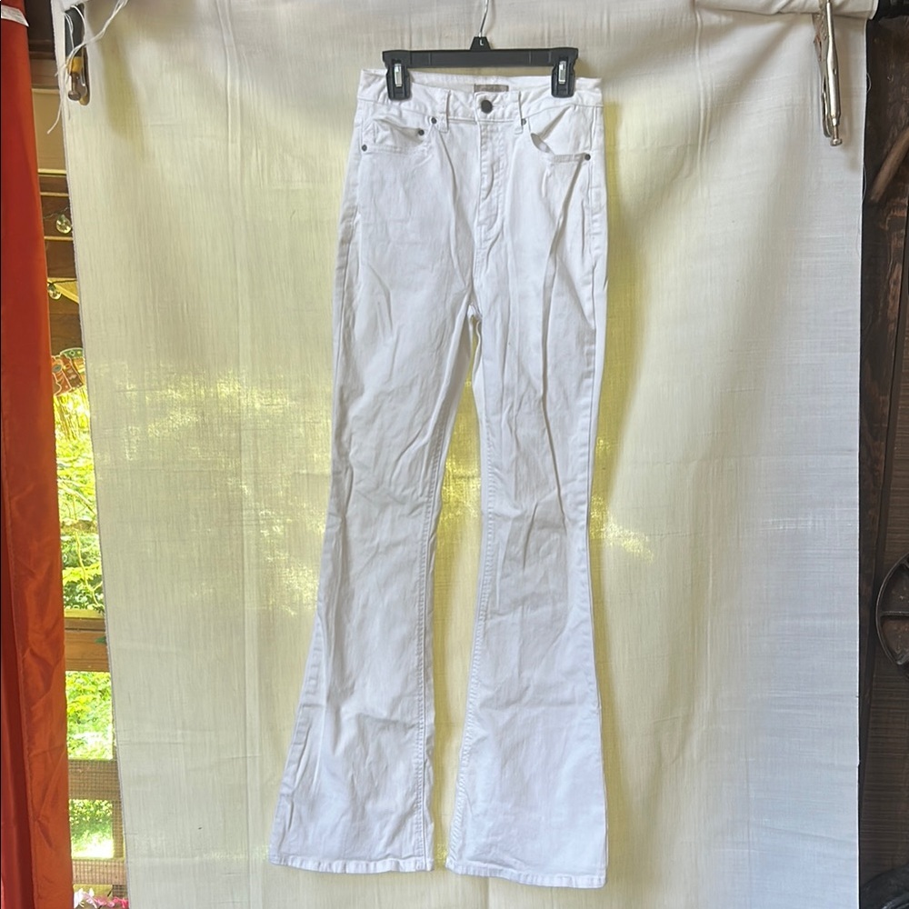 White Flare Jeans